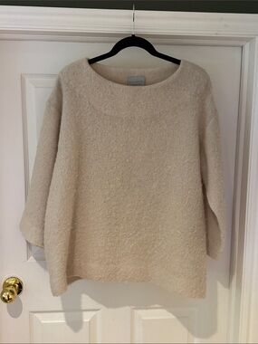 Elizabeth Suzann Sullivan Sweater in Cream Size Large